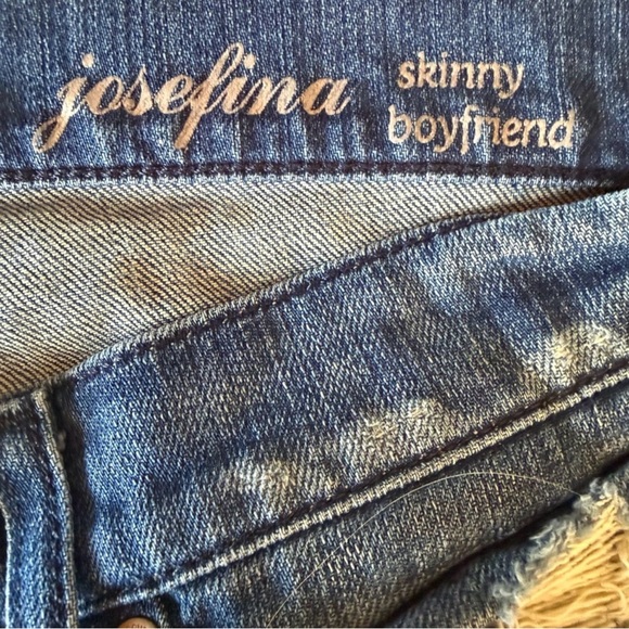 ⭐ 7 For All Mankind Josefina Skinny Boyfriend Jeans Sz 28 👖✨ - Picture 8 of 14